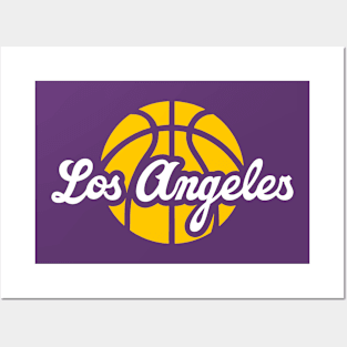 Los Angeles Basketball Posters and Art